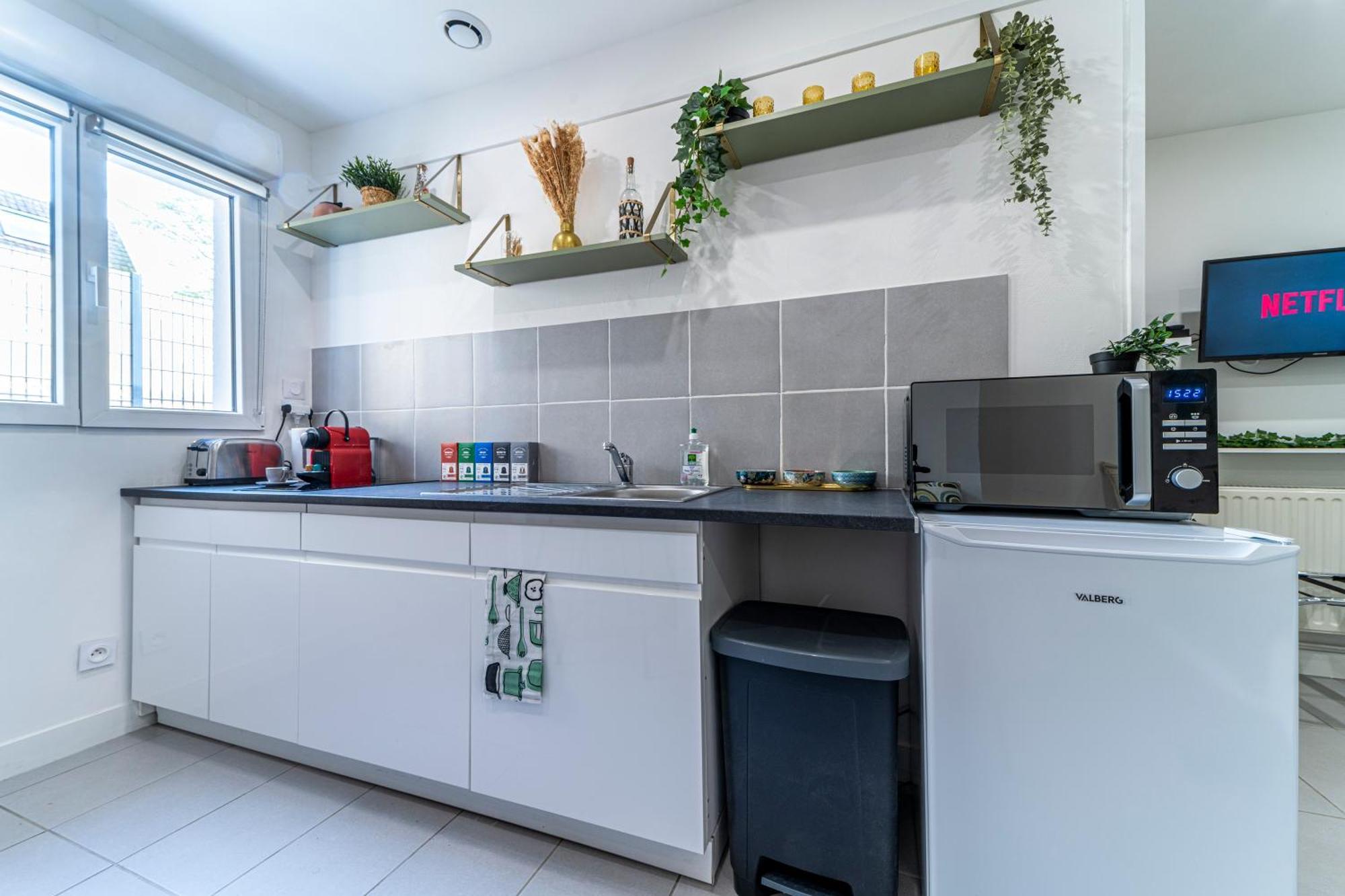 Ferienwohnung Le Cosy - Free Parking - Proche Gares Lille - Netflix - Wifi Mons-en-Baroeul Exterior foto